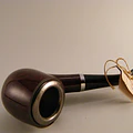 C6121-Cachimbo plastificado em castanho